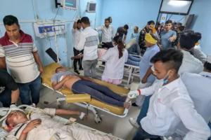 शराब तस्करों का पीछा करते पलटी पुलिस की गाड़ी, भोजपुर में होमगार्ड जवान की मौत, चार गंभीर घायल