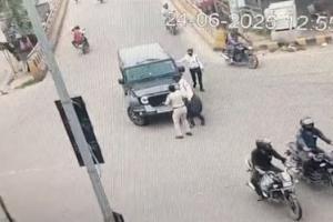 पटना : चेकिंग के दौरान 3 पुलिस वालों पर थार चढ़ाने कोशिश करने वाले आरोपी गिरफ्तार, CCTV फुटेज से मिली पहचान