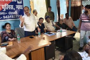 शेरघाटी में नवरात्रा को लेकर शांति समिति की बैठक, जाम और अतिक्रमण पर हुई चर्चा