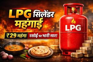 घरेलू LPG सिलेंडर फिर महंगा, 29 रुपये की बढ़ोतरी से आम उपभोक्ताओं पर बढ़ा बोझ
