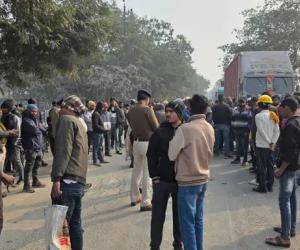 औरंगाबाद में तेज रफ्तार वाहन ने बाइक सवार को कुचला, मौत